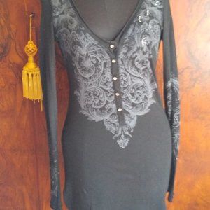 Love Language Los Angeles navy top size M